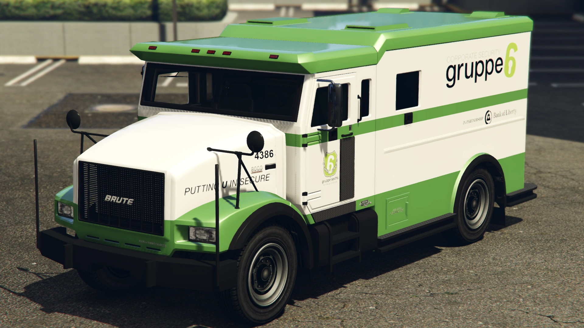 The target: a Gruppe 6 Stockade armored transport, mid-patrol
